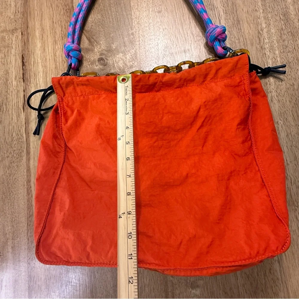 Rotunda Sant Hobo Bag- Orange - Picture 4 of 15